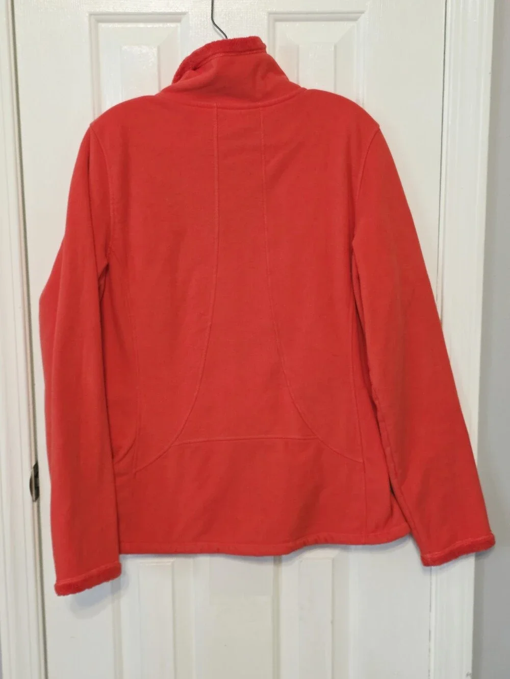 The North Face Fleece Jacket Large Red Orange